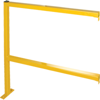 KD133 Protecteurs de p&eacute;rim&egrave;tre - Style tubulaire, 46" la x 49-1/2" h, Jaune