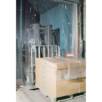 KF002 Strip Curtain Doors, 10' x 10' Door Opening, 12" Strip Width, 0.120" Strip Thickness
