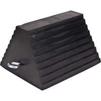 KH601 Wheel Chock, 9" x 8" x 6", Black
