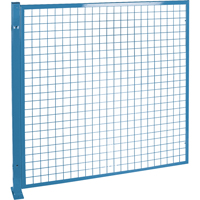 KH946 Perimeter Guards - Mesh Style, 4' H x 4' W, Blue