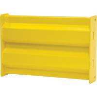 KI237 Industrial Safety Guard Rail, Steel, 19" L x 12" H, Safety Yellow