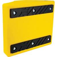 KI296 Heavy-Duty Wheel Chocks, Urethane, Yellow, 15-1/2" W x 17-7/10" D x 10" H