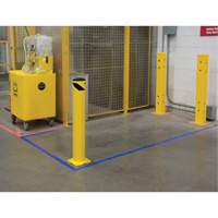 KI316 Butoir de s&eacute;curit&eacute;, Acier, 36" h x 5-1/2" la, Jaune