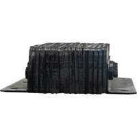 KI319 Laminated Dock Bumpers, Vertical, Rubber, 11" W x 4" D x 20" H