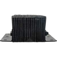 KI320 Laminated Dock Bumpers, Vertical, Rubber, 11" W x 6" D x 20" H