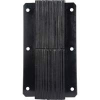 KI321 Laminated Dock Bumpers, Vertical, Rubber, 11" W x 4" D x 24" H
