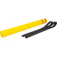 KI327 Capuchon en poly&eacute;thyl&egrave;ne pour borne de protection, 4-1/2" dia. x 52" l, Rouge/Jaune