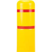 KI327 Capuchon en poly&eacute;thyl&egrave;ne pour borne de protection, 4-1/2" dia. x 52" l, Rouge/Jaune
