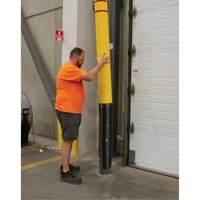 KI330 Capuchon en poly&eacute;thyl&egrave;ne pour borne de protection, 6-5/8" dia. x 60" l, Rouge/Jaune