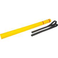 KI328 Capuchon en poly&eacute;thyl&egrave;ne pour borne de protection, 4-1/2" dia. x 64" l, Rouge/Jaune