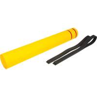 KI329 Capuchon en poly&eacute;thyl&egrave;ne pour borne de protection, 6-5/8" dia. x 52" l, Rouge/Jaune