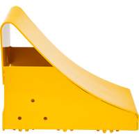 KI331 Ice Chocks, Steel, Yellow, 8-1/16" W x 10-5/8" D x 8-13/16" H