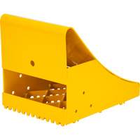 KI331 Ice Chocks, Steel, Yellow, 8-1/16" W x 10-5/8" D x 8-13/16" H