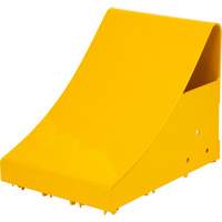 KI331 Ice Chocks, Steel, Yellow, 8-1/16" W x 10-5/8" D x 8-13/16" H