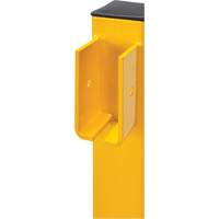 KI380 Corner Post for Light-Duty Guard Rails, Steel, 42" H, Safety Yellow