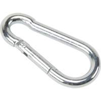 LW273 Mousqueton zingu&eacute;, 220 lb (0,11 tonne) Charge d'utilisation max., 3/16" Taille, 5/16" Oeil