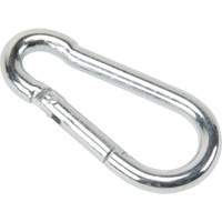 Zinc Plated Snap Hook, 220 lbs (0.11 tons) Working Load Limit, 3/16" Size, 5/16" Eye LW273 | KLETON