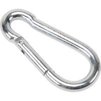 Zinc Plated Snap Hook, 500 lbs (0.25 tons) Working Load Limit, 5/16" Size, 1/2" Eye LW275 | KLETON