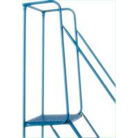 MA622 CSA-Certified Rolling Step Ladder with Locking Step, 8 Steps, 30" Step Width, 72" Platform Height, Steel
