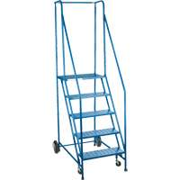 MA616 Escabeau roulant certifi&eacute; par la CSA, 5 marches, Largeur de la marche 22", Hauteur de la plateforme 46", Acier