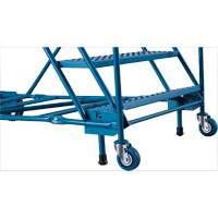 MA622 CSA-Certified Rolling Step Ladder with Locking Step, 8 Steps, 30" Step Width, 72" Platform Height, Steel