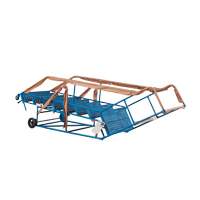 MA622 CSA-Certified Rolling Step Ladder with Locking Step, 8 Steps, 30" Step Width, 72" Platform Height, Steel