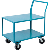 MB422 Chariots surbaiss&eacute;s robustes, 2 niveaux, 18" la x 30" p x 41" h, 2400 lb Cap