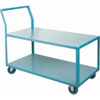 MB429 Chariots Surbaiss&eacute;s Robustes, 2 niveaux, 24" la x 48" p x 40" h, 1200 lb Cap