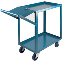 MB440 Order Picking Carts, 36" H x 18" W x 46" D, 2 Shelves, 1200 lbs. Capacity
