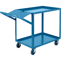ML095 Order Picking Carts, 36" H x 24" W x 64" D, 2 Shelves, 1200 lbs. Capacity