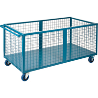MB680 Caisson en treillis m&eacute;tallique, Acier, 63" lo x 30" la x 31,5" h, Volume 25 pi³, Capacit&eacute; 1200 lb