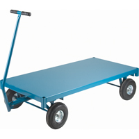 MD189 Chariots &agrave; plateforme - Chariots wagon ergonomiques &agrave; plateforme, 30" la x 60" la x Capacit&eacute; 1000 lb