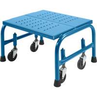 MH225 Marche-pied roulant 20 x 16 x 12, 1 marches, Largeur de la marche 18", Hauteur de la plateforme 12", Acier