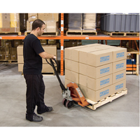 MJ484 Transpalette manuel robuste, Acier, 36" lo x 20,5" la, Capacit&eacute; 5500 lb