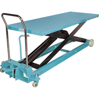 Table élévatrice robuste à ciseaux hydraulique, 80-1/8" lo x 29-1/2" la, Acier, Capacité 2200 lb MJ525 | KLETON