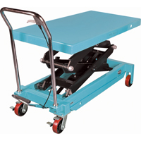 Heavy-Duty Hydraulic Scissor Lift Table, 48" L x 24" W, Steel, 1545 lbs. Capacity MJ526 | KLETON