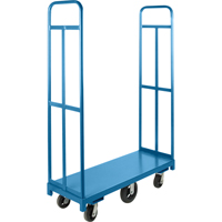 MK970 Chariot &agrave; plateforme U-Boat, 48" lo x 18" la x Capacit&eacute; 1500 lb, Roues en Caoutchouc