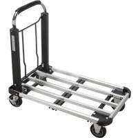 MK990 Chariots &agrave; plateforme pliants, Aluminium, 300 lb, 28" lo x 16" la, Hauteur 32"
