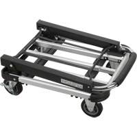 MK990 Chariots &agrave; plateforme pliants, Aluminium, 300 lb, 28" lo x 16" la, Hauteur 32"