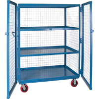 ML259 Chariot en treillis m&eacute;tallique, 3 niveaux, 51" lo x 32" la x 62,5" h, Cap. 2400 lb