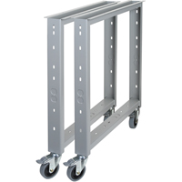 ML267 &eacute;tabli - Pieds, Acier, 22" p x 32" h, Paire