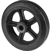 Mold-On Rubber Wheel, 8" (203 mm) Dia. x 2" (51 mm) W, 400 lbs. (181 kg.) Capacity ML813 | KLETON