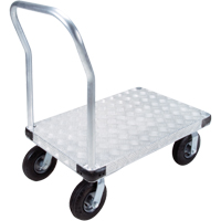 ML904 Chariots &agrave; plateforme en aluminium, 24" la x 36" lo, 1400 lb cap, Roues Pneumatique