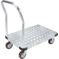 ML934 Chariots &agrave; plateforme en aluminium, 24" la x 36" lo, 3400 lb cap, Roues Polyur&eacute;thane