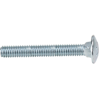 MMH262 Carriage Bolt, Standard, 5/16" x 3" L, Zinc Cr+3, Coarse