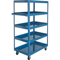 MN158 Chariots &agrave; tablette, 5 Tiers, 18" la x 61" h x 30" p, Capacit&eacute; 900 lb