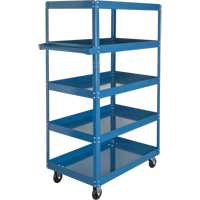 Shelf Carts , 5 Tiers, 18" W x 61" H x 30" D, 900 lbs. Capacity MN158 | KLETON