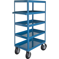 Shelf Carts , 5 Tiers, 24" W x 65" H x 36" D, 900 lbs. Capacity MN161 | KLETON