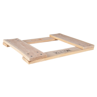 Hardwood Dolly Frame, Not Included Wheels, 900 lbs. Capacity, 18" W x 24" D x 1.5" H MN173 | KLETON