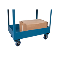 MN395 Chariots de service &agrave; bordure profonde, 2 Tiers, 24" la x 47" h x 36" p, Capacit&eacute; 1200 lb